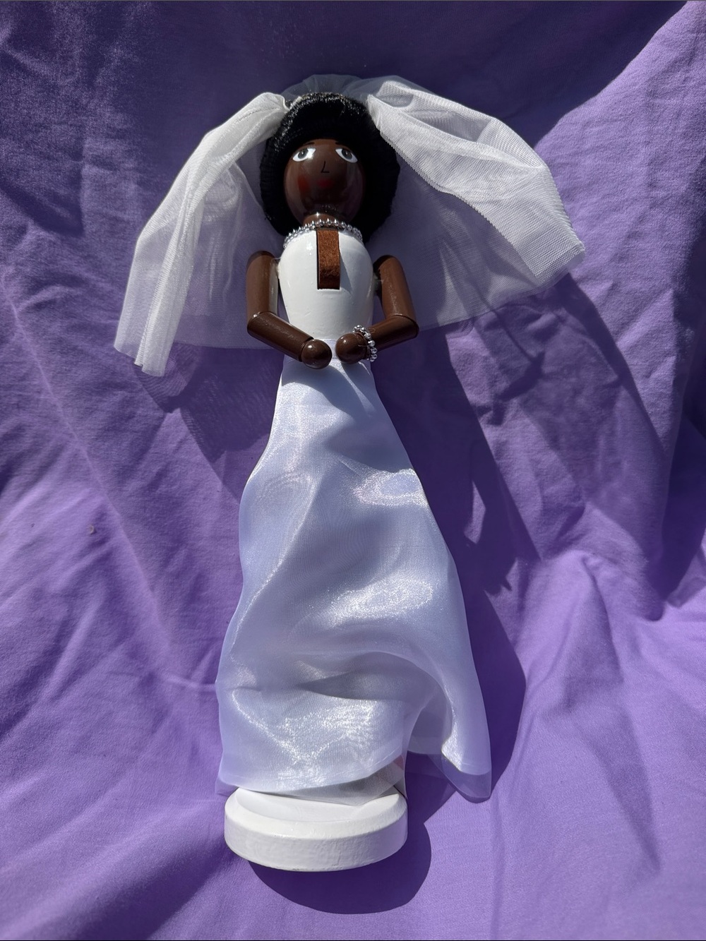 Ashland White Veil Bride Nutcracker
